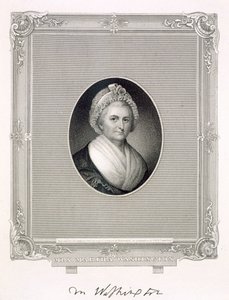 Martha Washington, Engraved by James Barton Longacre
